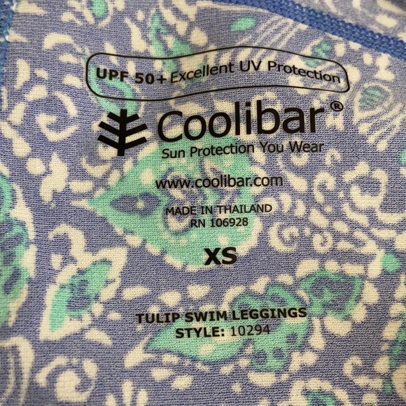Coolibar Tulip Swim Ankle Leggings UPF 50+ - XS - Picture 6 of 9